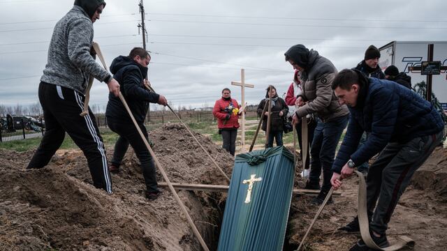 Muertes en Ucrania por la invasión rusa/ Yasuyoshi CHIBA / AFP