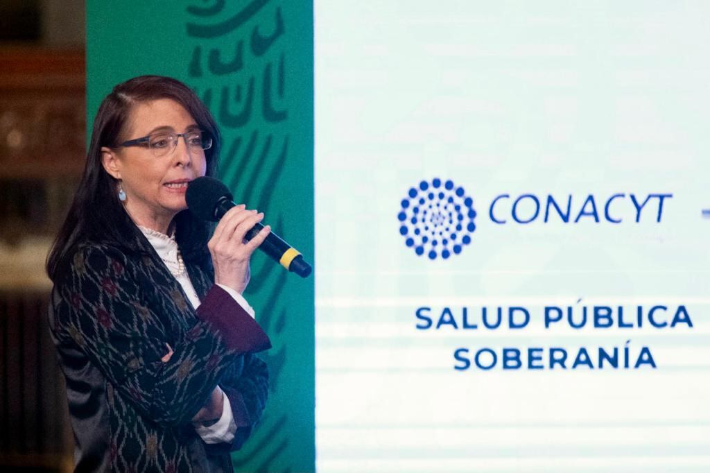 María Elena Álvarez-Buylla en la mañanera