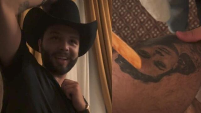 Ángela Aguilar le depila las piernas a su hermano Leonardo