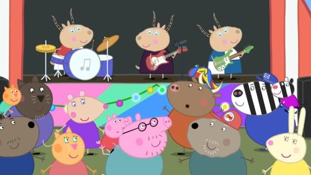 El primer concierto de Peppa Pig