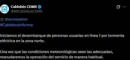 Tormenta severa con granizó afectó diversas zonas de la CDMX