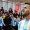 Captan a Messi a punto de liarse a golpes con rival venezolano en el medio tiempo del partido con Argentina