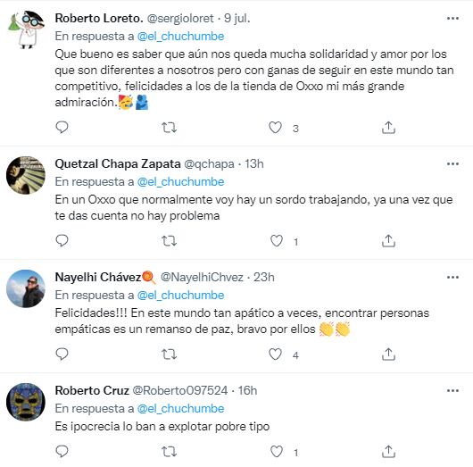 Reacciones a bienvenida que tuvo un joven sordo en el Oxxo