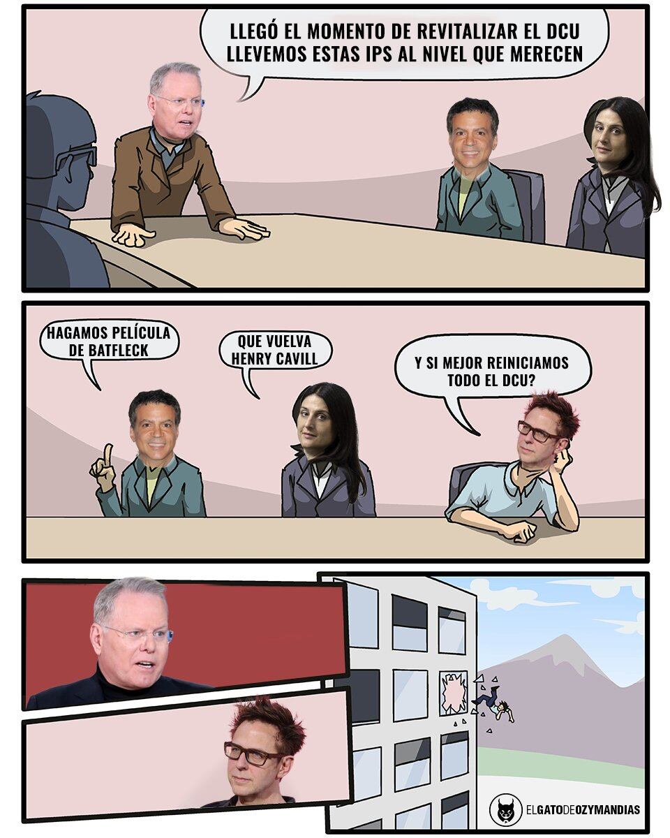 Henry Cavill ya no será Superman y los memes explotan contra James Gunn