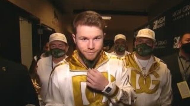 Llegada del Canelo Álvarez.