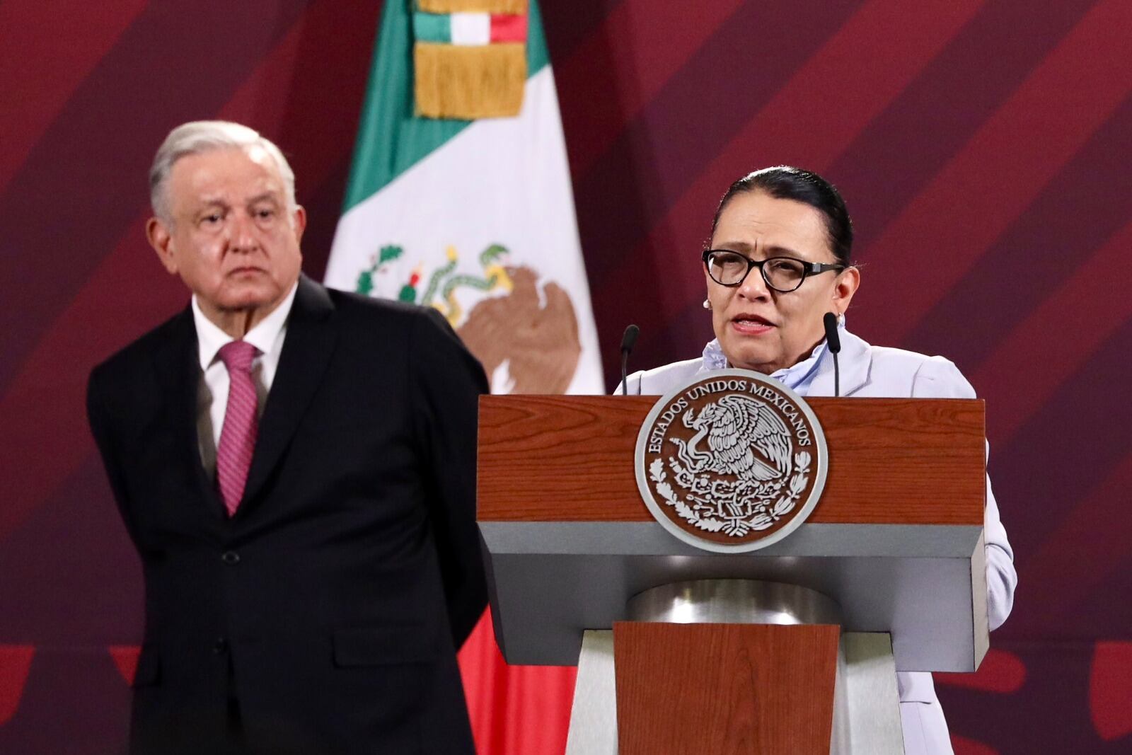 AMLO / Rosa Icela Rodríguez