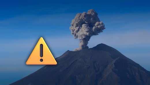 Volcán Popocatépetl activa alerta por caída de ceniza en el sur de la CDMX