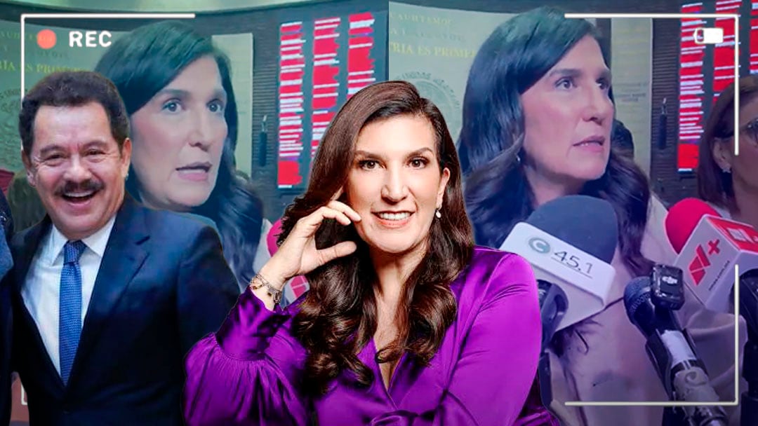 Kenia López Rabadán habla de Ignacio Mier como coordinador de Morena en el Senado.