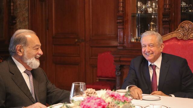 AMLO con Carlos Slim