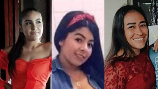 Lucía, Rosario y Liliana Martínez