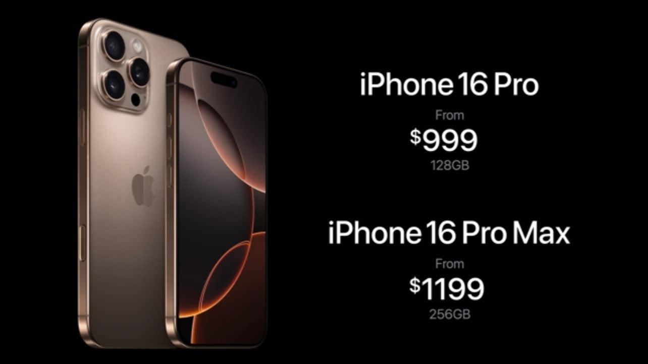 Precios iPhone 16 Pro y Pro Max