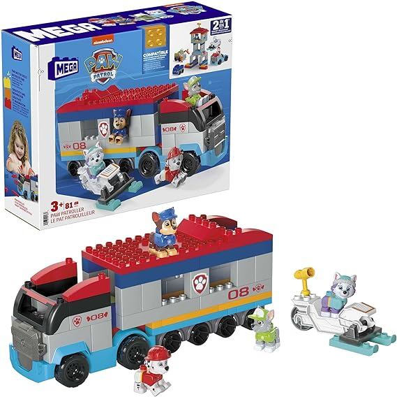 Los mejores 6 Mega Bloks de Paw Patrol ordenados por precio que puedes regalar