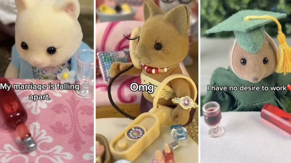 ¿Sylvanian Families demandó a creador de TikTok? La razón serían sus irónicos videos con estos personajes