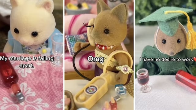 ¿Sylvanian Families demandó a creador de TikTok? La razón serían sus irónicos videos con estos personajes