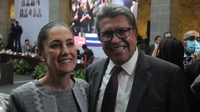 Claudia Sheinbaum y Ricardo Monreal