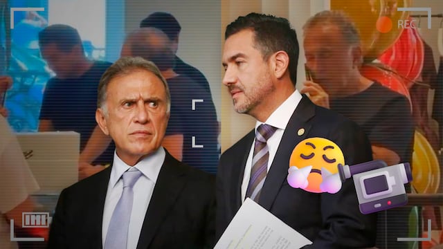 Miguel Ángel Yunes Márquez y Miguel Ángel Yunes Linares en Madrid