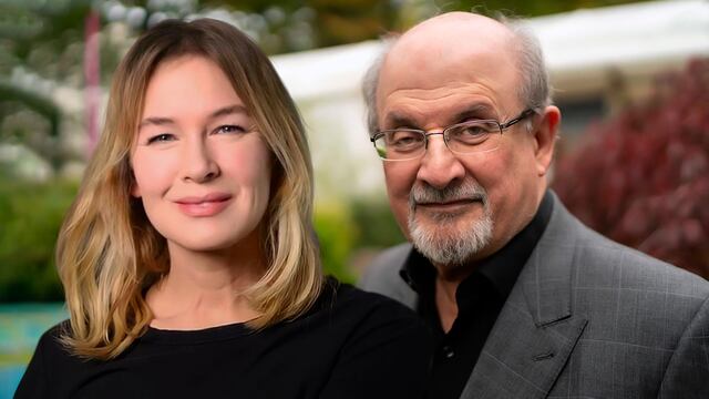 Renée Zellweger y Salman Rushdie
