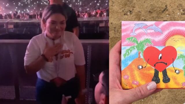 Propuesta de matrimonio en concierto de Bad Bunny