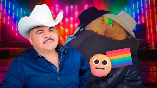 Chuy Lizárraga no pudo evitar poner cara al ver beso de dos hombres