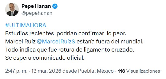 El periodista Pepe Hanan informó la situación de Marcel Ruiz