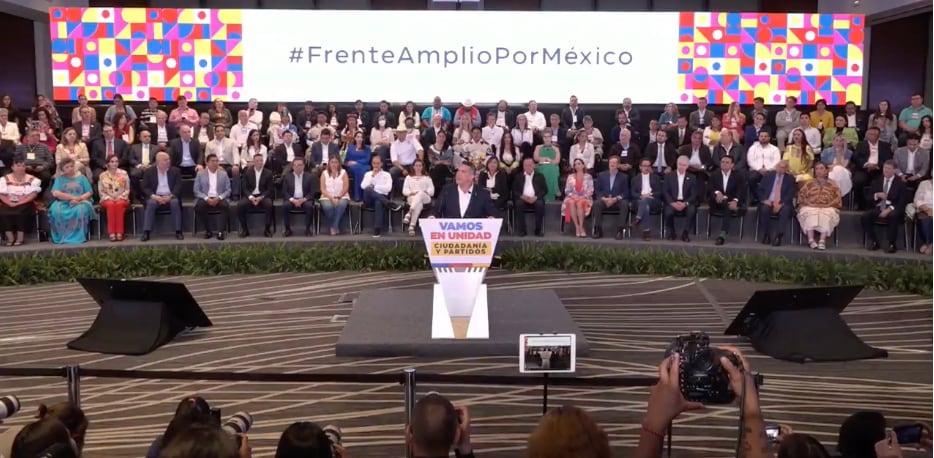 ALEJANDRO MORENO EN CONFERENCIA DE FRENTE AMPLIO POR MÉXICO
