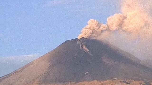 Volcán Popocatépetl el 18 de octubre