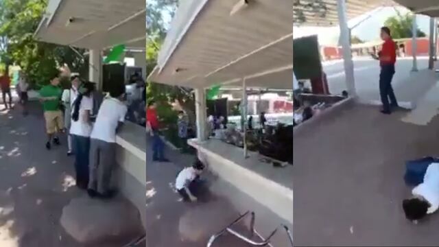 Simulacro de Balacera en escuela de Guaymas, Sonora