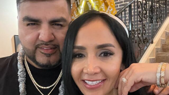 El Mimoso y su esposa, María Elena Delfín.