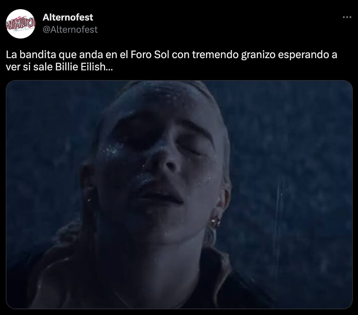 Memes Billie Eilish en el Foro Sol