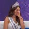 Andrea Meza rompe en llanto al hablar con su mamá después de su coronación