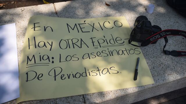 Protesta en Veracruz.