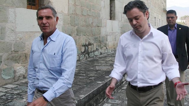 Gabino Cué y Aurelio Nuño