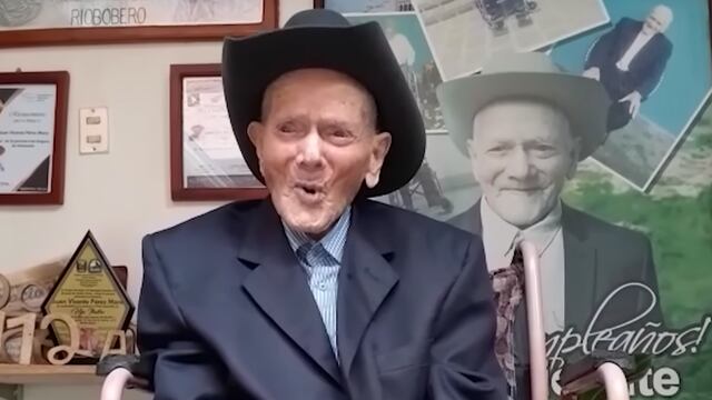 Juan Vicente Pérez, cumplirá 113 años