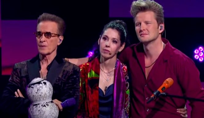 Emmanuel y sus hijos Giovanna y Alexander Acha