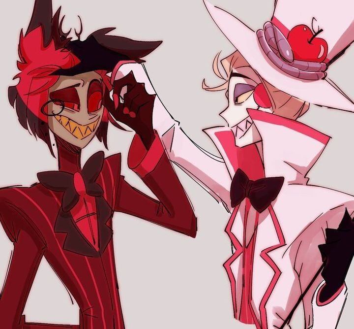 Fanarts de Alastor x Lucifer, el nuevo ship de Hazbin Hotel