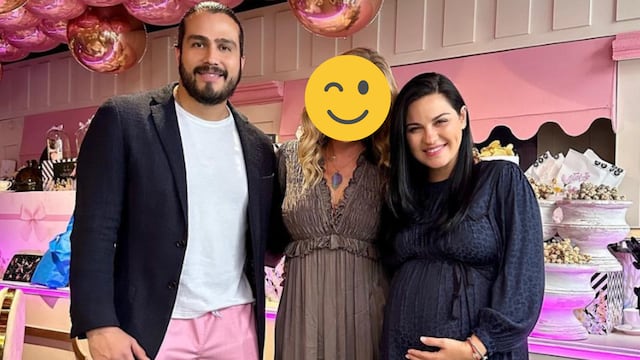 Andrés Tovar y Maite Perroni en baby shower