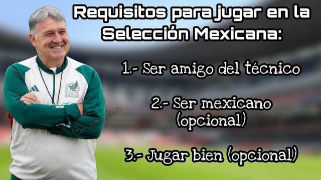 Los memes contra la Selección Mexicana