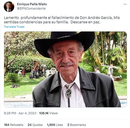 Memes muerte de Andrés García