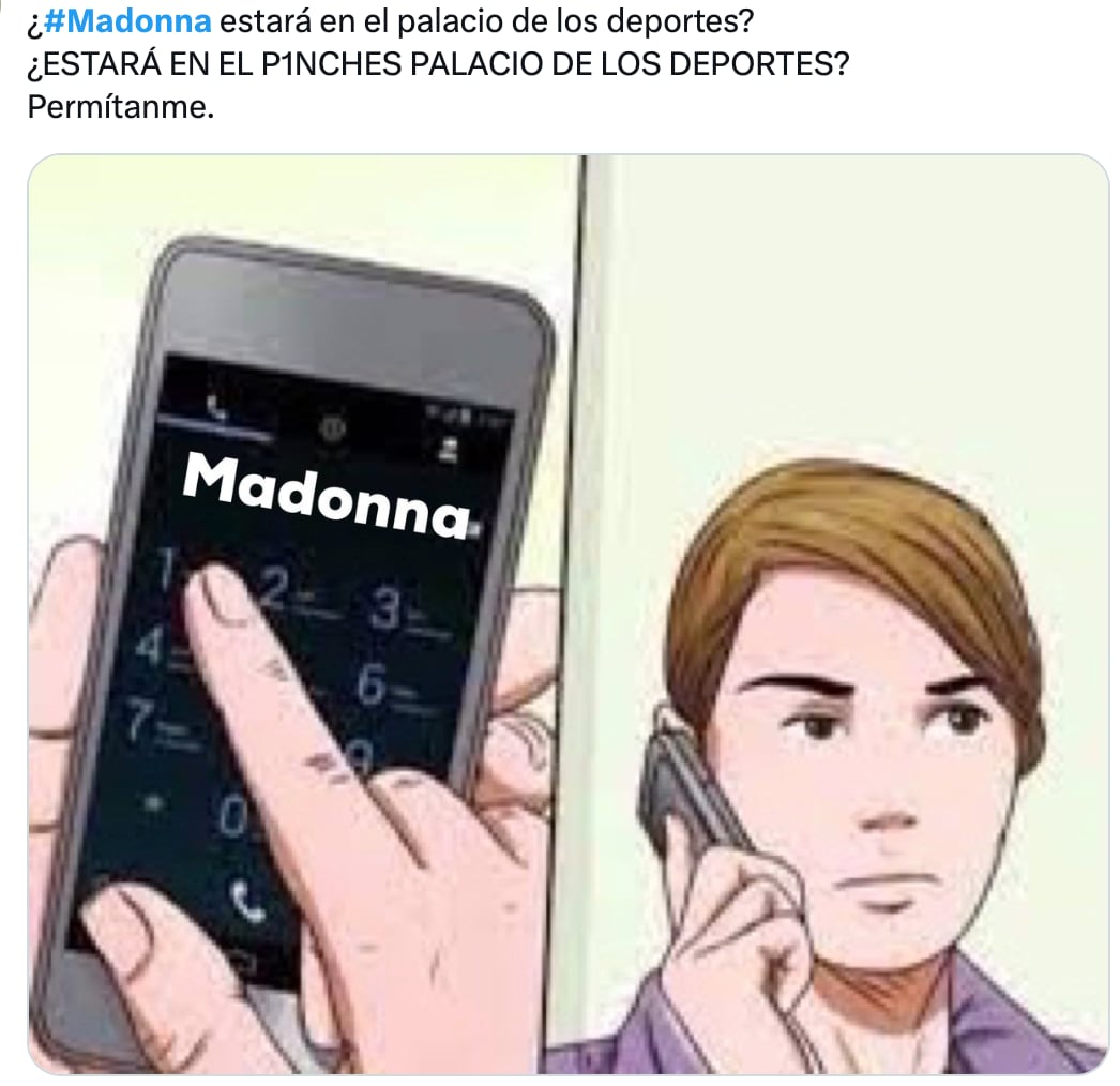 Memes inundan las redes tras el anuncio del concierto de Madonna en México