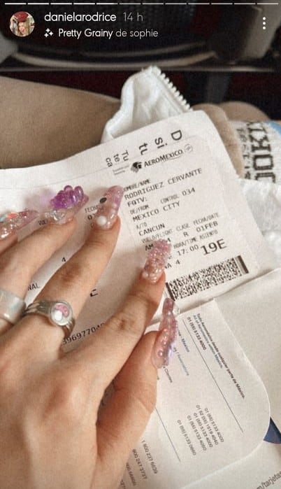 Daniela Rodrice viaja a Cancún con el sugar.