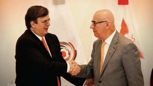 ¿Marcelo Ebrard y Dante Delgado se reunieron en Metepec, Estado de Mexico?