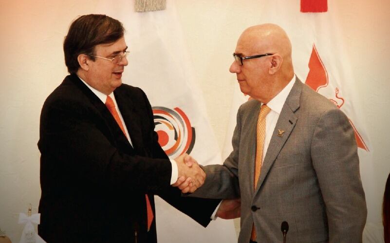 ¿Marcelo Ebrard y Dante Delgado se reunieron en Metepec, Estado de Mexico?