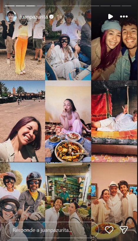 Juanpa Zurita y Daniela Rodrice comparten fotos en Instagram