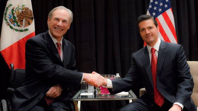 Reunión con gobernador de Texas.