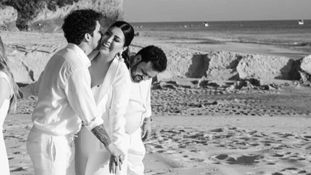 Christian Nodal y su familia