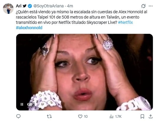 Memes de la escalada de Alex Honnold en el Taipei 101