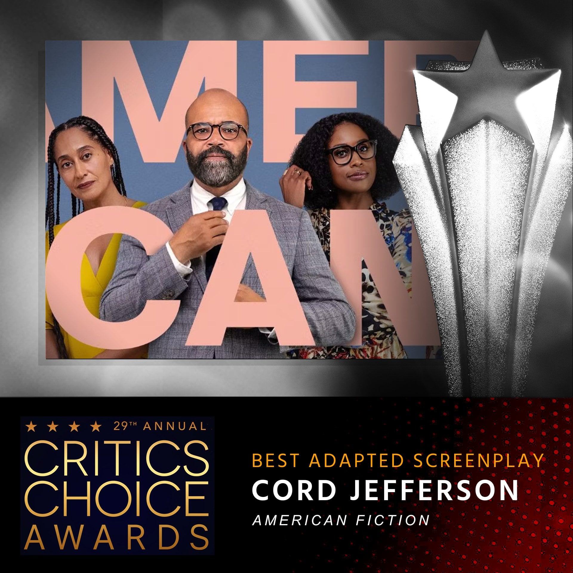 American Fiction, ganadora Critics Choice Awards 2024