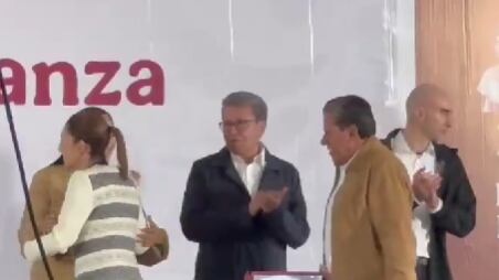 David Monreal evita saludar a Ricardo Monreal durante evento de Claudia Sheinbaum