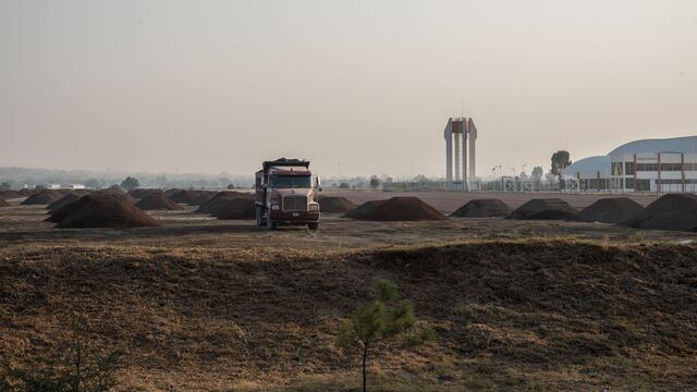 Terreno en la Base Militar de Santa Lucía, donde el Gobierno Federal busca construir el Aeropuerto Internacional Felipe Ángeles