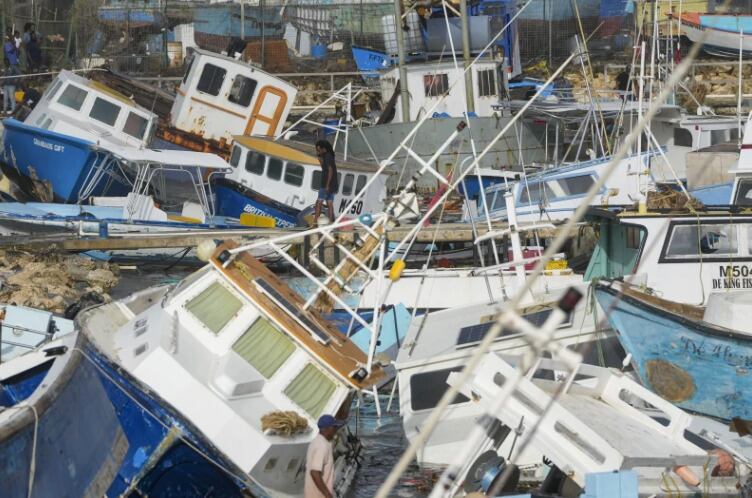 Embarcaciones hundidas en Barbados
